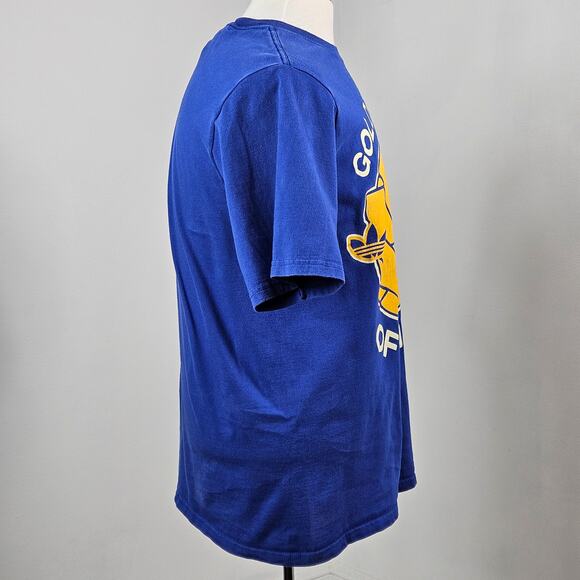 Adidas Golden State Warriors NBA GSW Graphic Blue Shirt Men's Medium | FLAWS - Picture 12 of 16